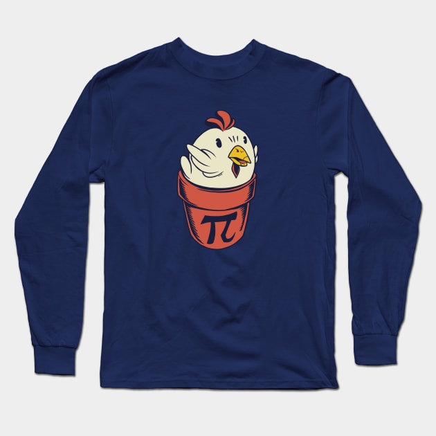 Chicken Pot Pi Long Sleeve T-Shirt by SLAG_Creative